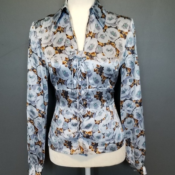 Worth Tops - WORTH Floral 100% Silk Blouse!